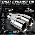Polished Dual Exhaust tip